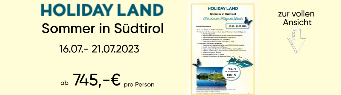 Sommer in Suedtirol 2023