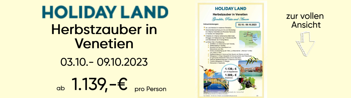 herbstzauber Venetien Italien 2023