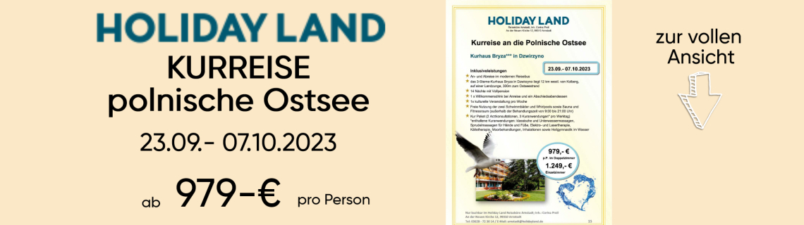 Kurreise polnische Ostsee 2023